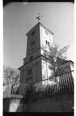 Kleinbildnegative: Dorfkirche, Schöneberg, 1980