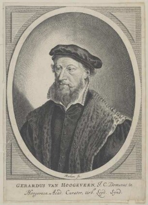 Bildnis der Gerardus van Hoogeveen