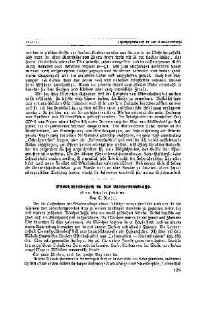Osterhasenbesuch in der Elementarklasse
