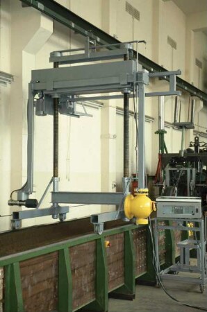Radiometrische Bodenfeuchtemessung, kleine Münchner Bodenrinne