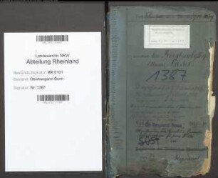 Fuchs; Ottmar, Berghauptmann; Prüfungs- u. Personalakten Band 1