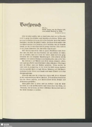 Vorspruch