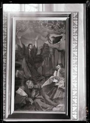 Bergkirche; Südlicher Seitenflügelaltar, Christus am Älberg