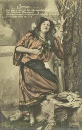 Carmen - Hat aber prophezeit den Lebenslauf [...]