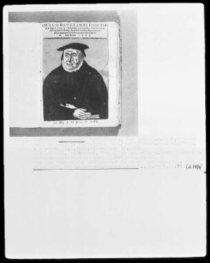 Bildnis des Magisters D. Johannes Lonicerus, Professor in Marburg Buchkunst