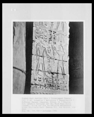 Ramses 3. vor Anubis