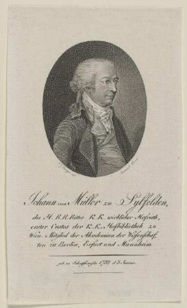 Bildnis des Johann von Müller