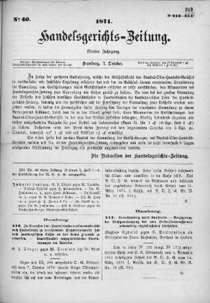 No. 40. 7. Oktober 1871