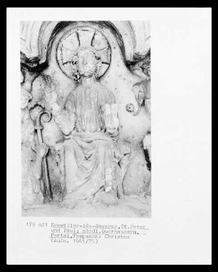 Salvator mundi: Thronender Christus