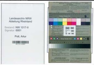 Entnazifizierung Artur Pott , geb. 17.10.1910 (Schleifer)