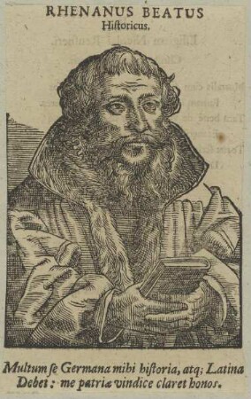 Bildnis des Rhenanus Beatus