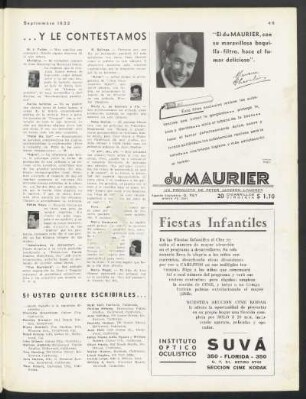 ... y le contestamos - Si usted quiere escribirles