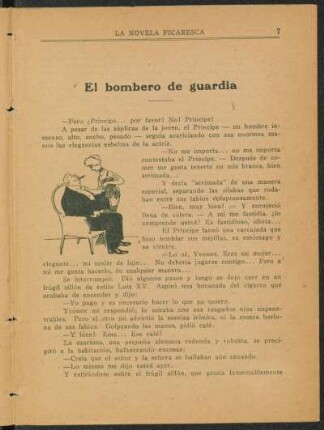 El bombero de guardia
