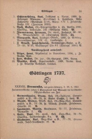 Göttingen 1737