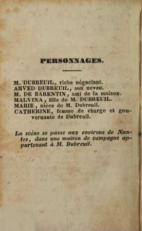 Malvina : comédie-vaudeville en 2 actes