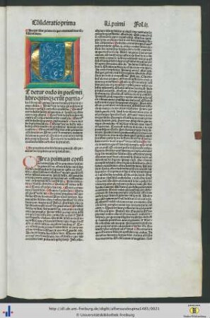 Liber primus in quo continentur tres considerationes.