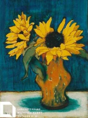 Kleine Vase mit Sonnenblumen