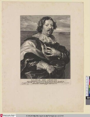 Gaspar de Crayer [Porträt des Malers Gaspard de Crayer; Gaspar de Crayer; Portret van de schilder Gaspar de Crayer]