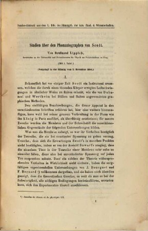 Studien über den Phonautographen von Scott : vorgelegt in der Sitzung vom 3. November 1864