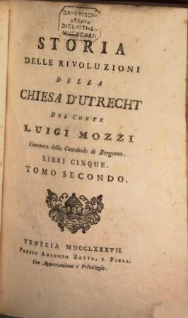 Storia Delle Rivoluzioni Della Chiesa D'Utrecht : Libri Cinque. 2