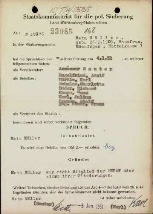Müller, Meta