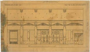 Billing, Hermann; St. Louis (Missouri, USA); Weltausstellung 1904, Raum Prof. Billing (Musikraum) - Wandabwicklung