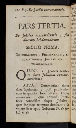 122-135, Sectio Prima