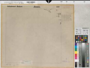 Katasteramt Beckum  Kreis Beckum, Deckblatt 2 mit Namensliste