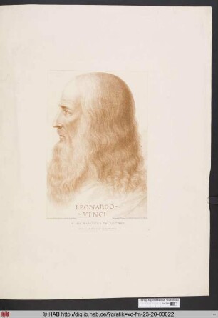 Self Portrait of Leonardo da Vinci.