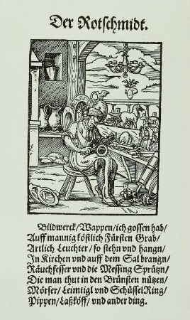 Rotschmied, Holzschnitt, Amman 1568