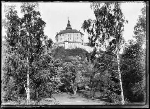 Friedland in Böhmen (Frýdlant v Cechách/Tschechische Republik). Blick zum Schloss