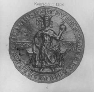 Siegel König Konradins, gestorben 1268