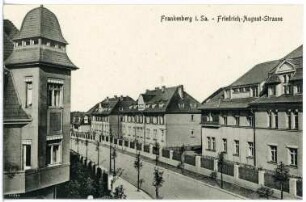 Frankenberg. Friedrich-August-Straße