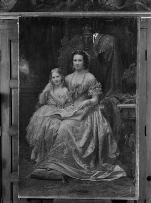 Porträt der Königin Marie und ihrer Tochter Mary