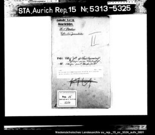 Die Gesuche des Zimmerergesellen Ulrich W. Zell in Norden um die Erlaubnis zur Niederlassung daselbst