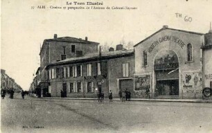 37 Albi - Cinéma et perspective de l'Avenue du Colonel-Teyssier