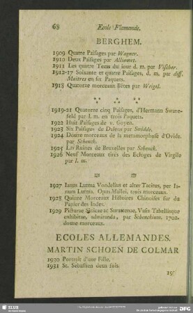 Ecoles Allemandes