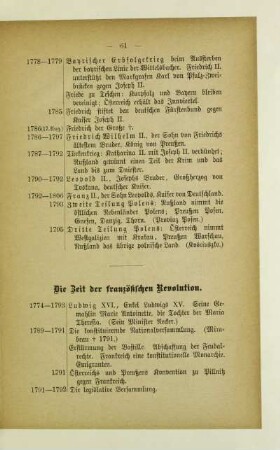 Die Zeit der französischen Revolution