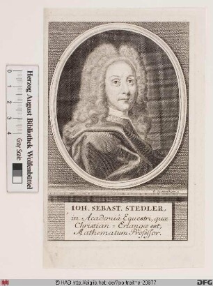 Bildnis Johann Sebastian Stedler