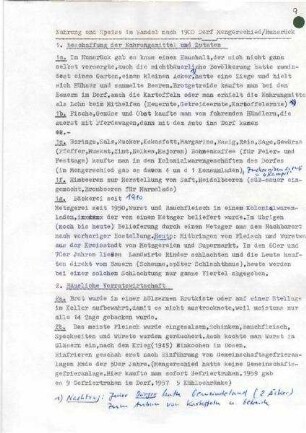 Fragebogenantworten zu Ernährungsgewohnheiten