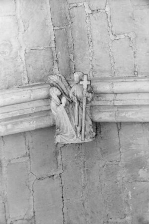 Schlussstein mit Darstellung von Noli me tangere