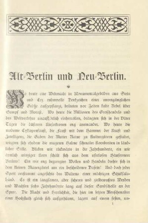 Alt-Berlin und Neu-Berlin