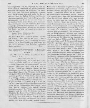 Mommsen, C. M. T. M.: De Collegiis Et Sodaliciis Romanorum. Accedit inscriptio Lanuvina. Kiel: Schwers 1843 (Beschluss von Nr. 44)