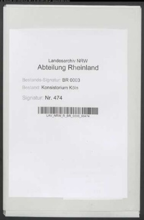 Vermögen des ehemaligen Domkapitels und der Domfabrik