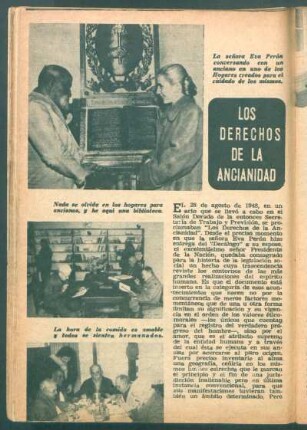 Los derechos de la ancianidad