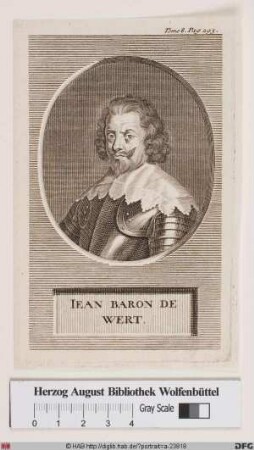 Bildnis Johann von Werth (1634 Reichsfrhr., 1647 Reichsgraf) (gen. auch Jan van Weert)