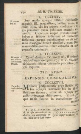 Tit. XXXIII. De Expensis Criminalibus