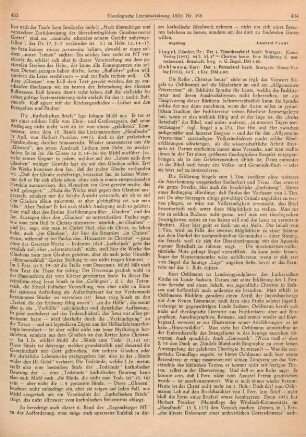 434-435 [Rezension] Siegel, Günther, Der 1. Timotheusbrief
