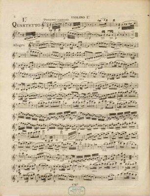 Trois quatuors pour deux Violons, Alto & Violoncelle : oeuvre 4, 2me Livre de Quatuors