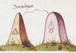 Derendingen, Tübingen TÜ (Tübinger Forst, Marksteinzeichen III)